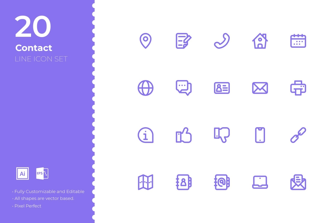 SRTP-Contact Icon Set