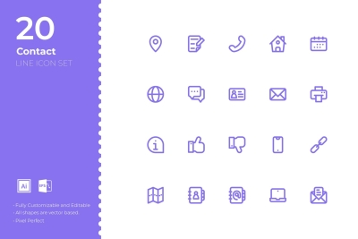 SRTP-Contact Icon Set