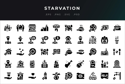 Starvation Icons