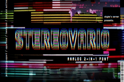Stereovario - 2-in-1 Font