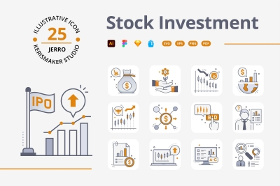 Stock Investment Icon