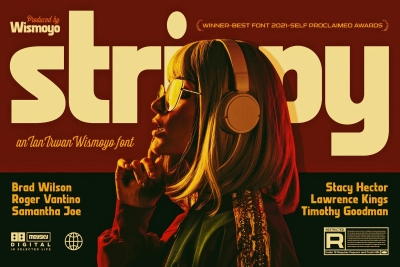 Strippy – Bold Futuristic Fonts