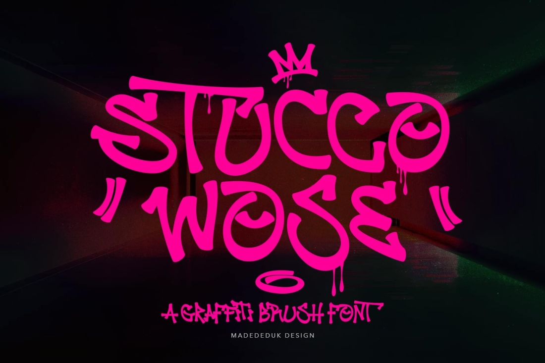 Stucco Wose Graffiti Font