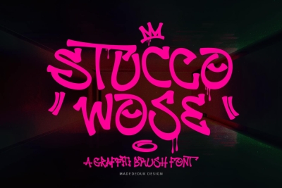 Stucco Wose Graffiti Font