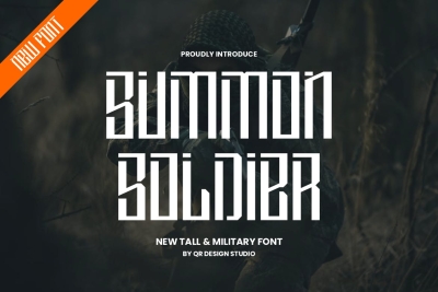 Summon Soldier - Tall & Military Font