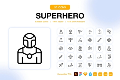 Superhero Icons