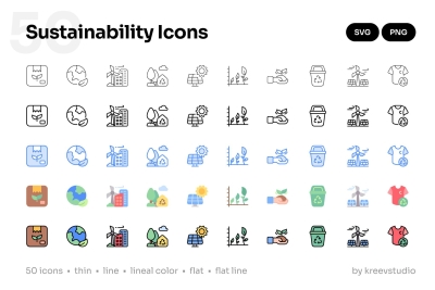 Sustainability Icons