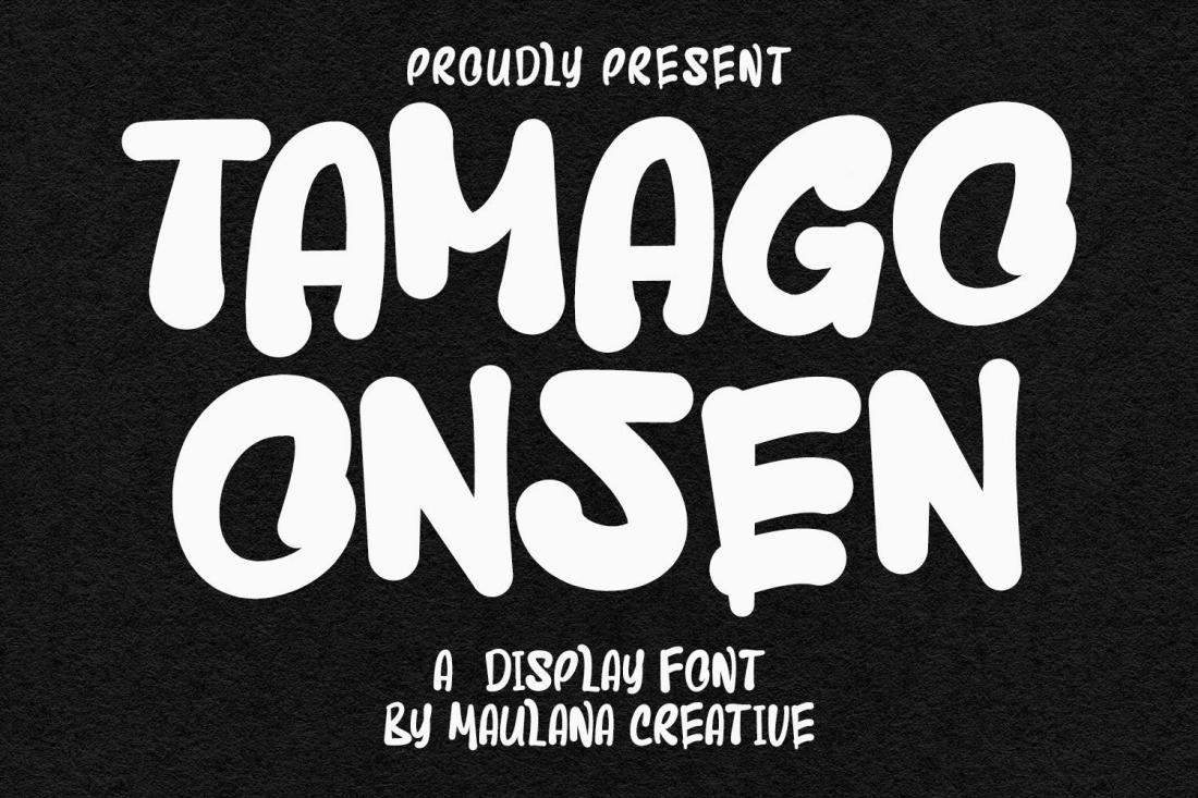 Tamago Onsen Display Font