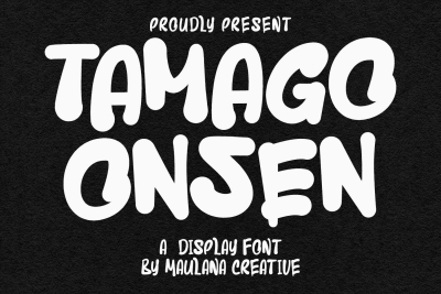 Tamago Onsen Display Font