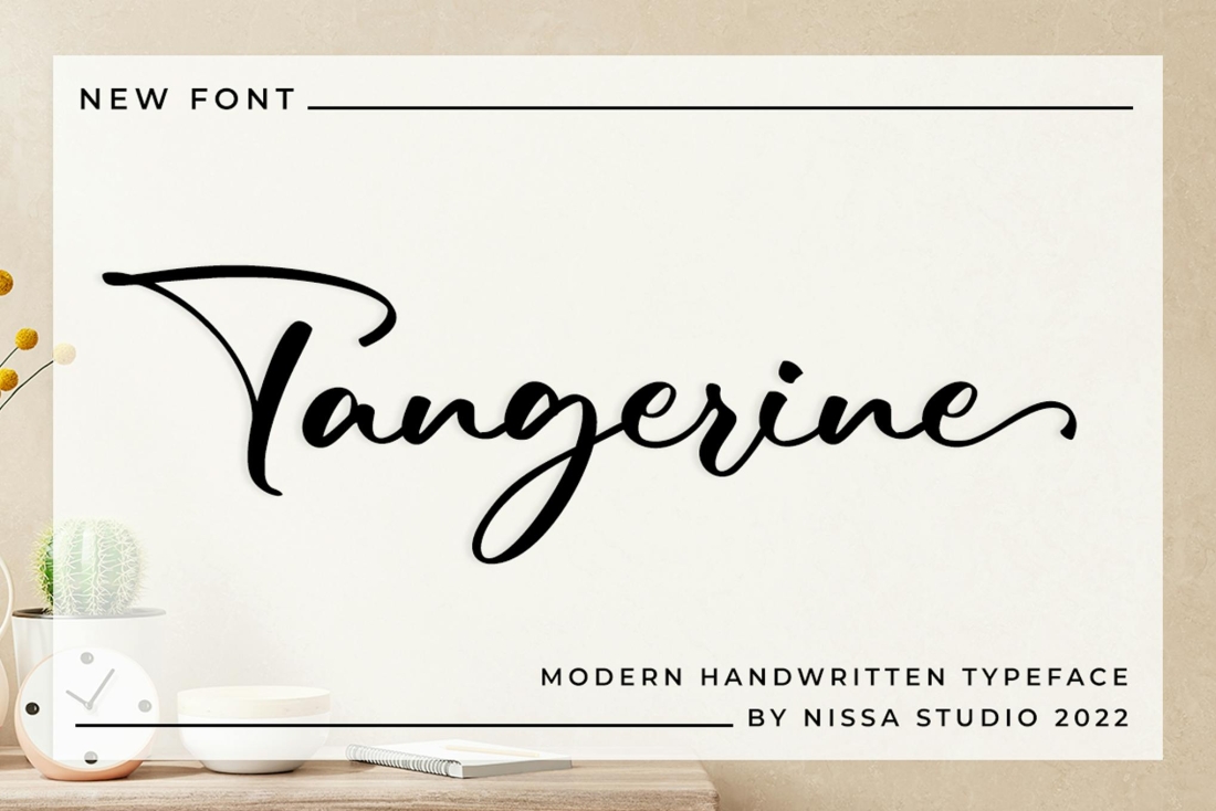 Tangerine - Elegant Script Font