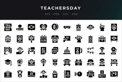 Teachersday Icons