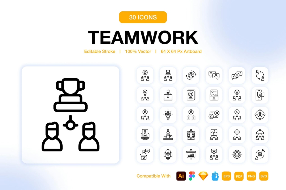 Teamwork Icon Pack