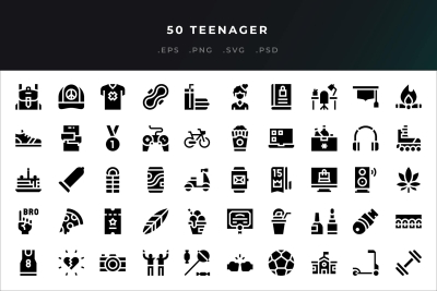 Teenager Icons