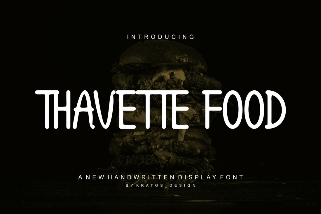 Thavette Food - Font