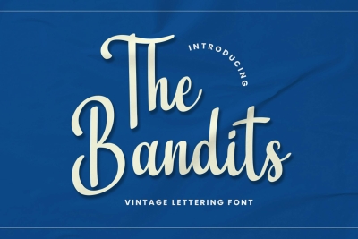 The Bandits - Vintage Lettering Font