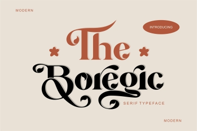 The Boregic Display Serif