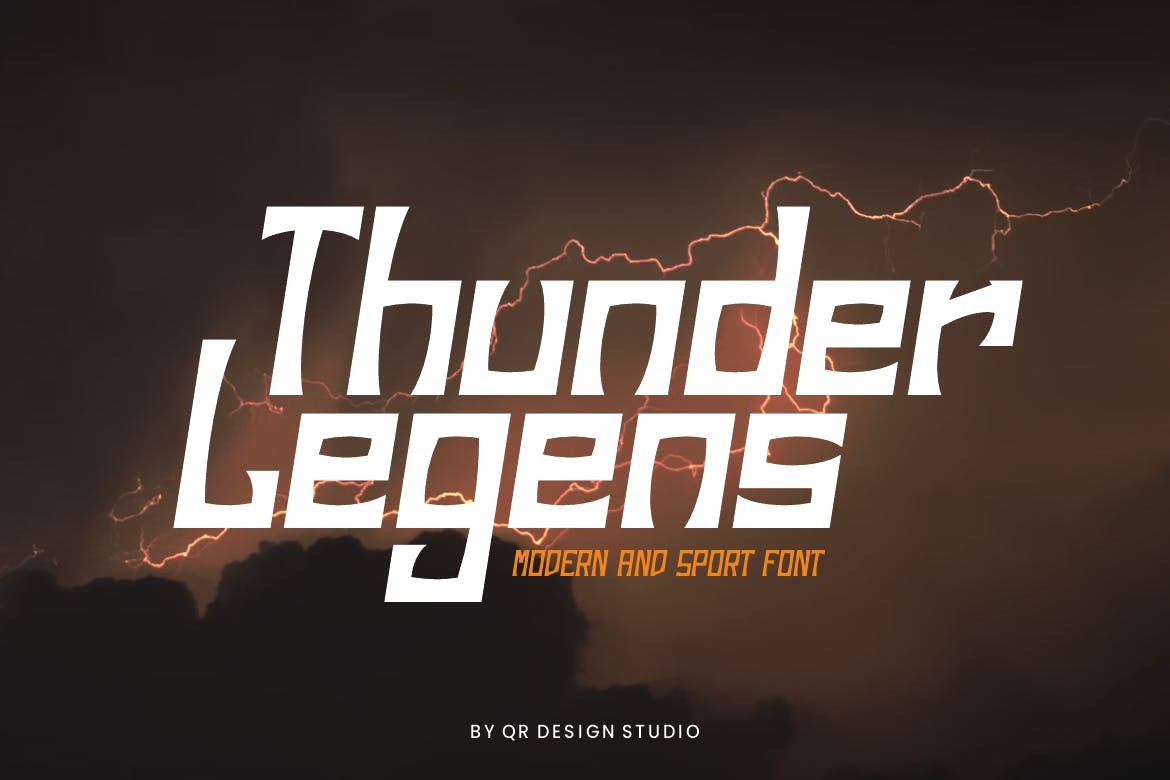 Thunder Legens – Sport Font