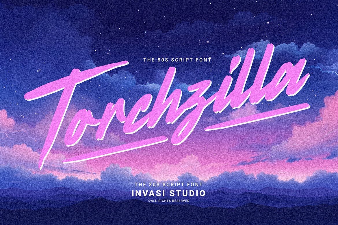 Torchzilla – Retro Script
