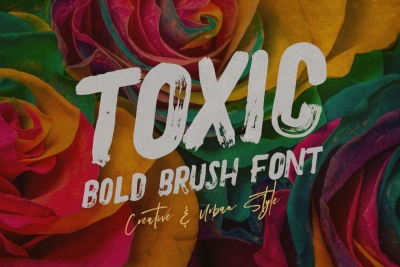 Toxic - Brush & Grunge Font