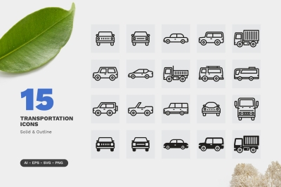 Transportation Icons
