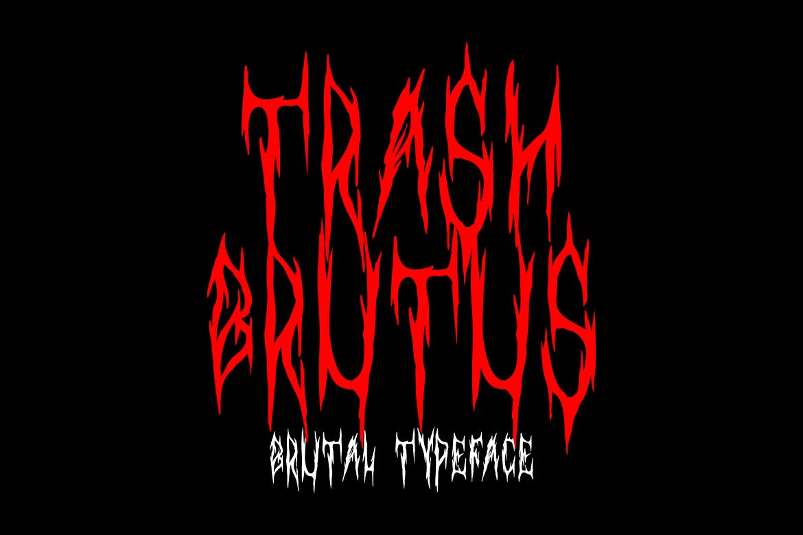 Trash Brutus – Brutal Font