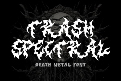 Trash Spectral - Death Metal Font