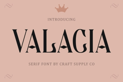 Valacia – Display Serif