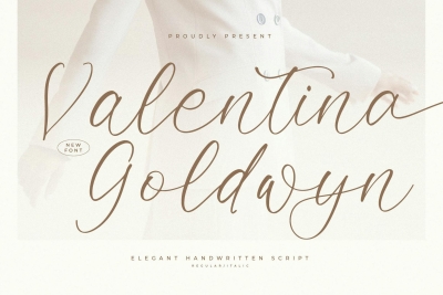 Valentina Goldwyn Elegant Handwritten Font