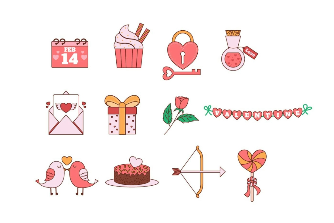 Valentine Icon Set