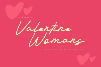 Valentine Womans Font