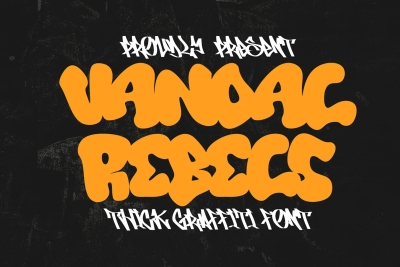 Vandal Rebels – Thick Graffiti Font