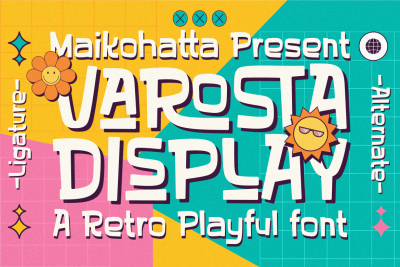 Varosta Display - Retro Playful