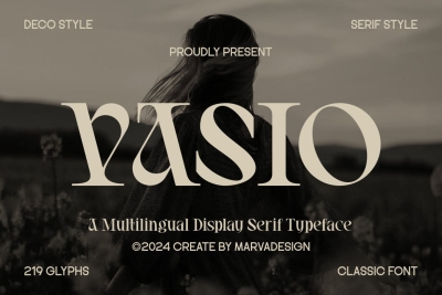 Vasio - Classic Display Serif Font