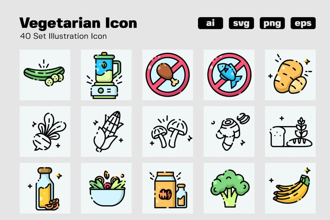 Vegetarian Icon