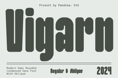 Vigarn - Modern Condensed Sans