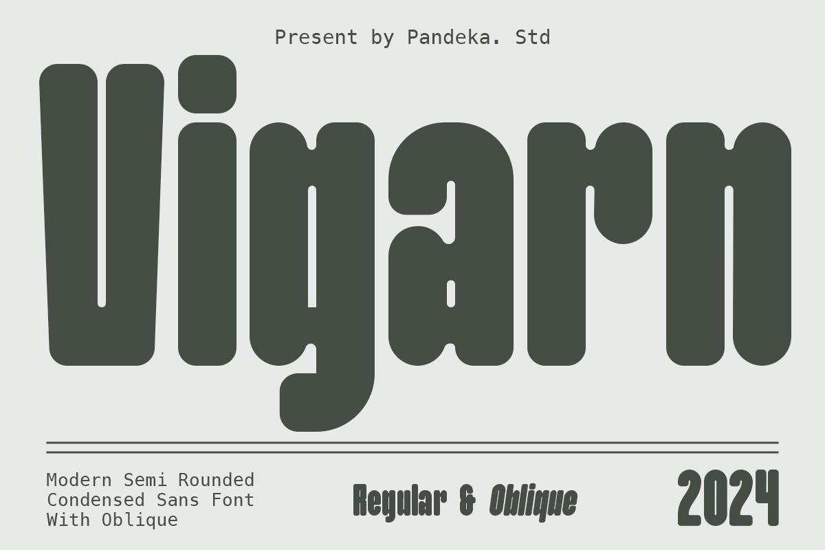 Vigarn – Modern Condensed Sans