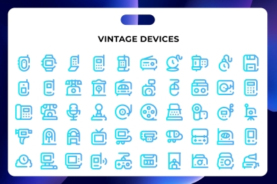Vintage Devices Icons