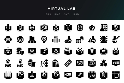 Virtual Lab Icons