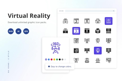 Virtual Reality Icons