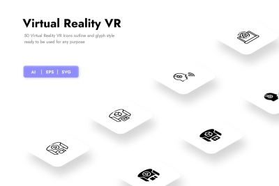Virtual Reality VR Icon