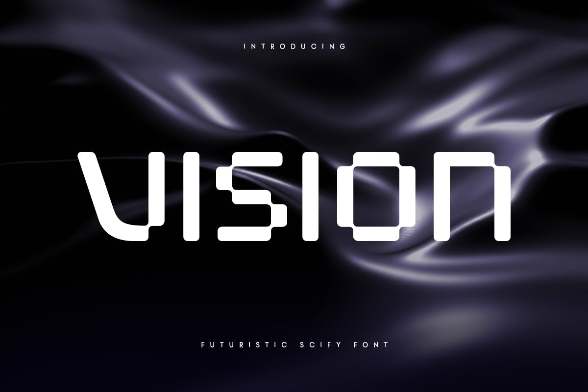 Vision - Futuristic Scifi Font