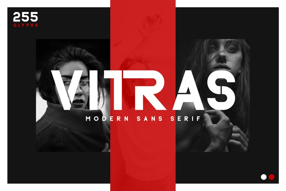 Vitras Sans Serif Font