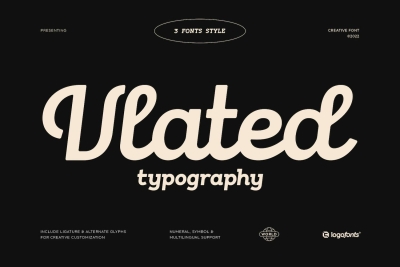 Vlated - Vintage Font