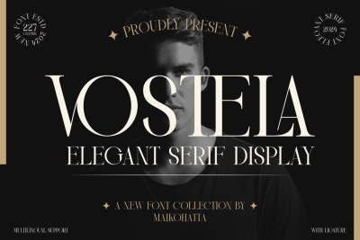 Vostela - Elegant Serif Display