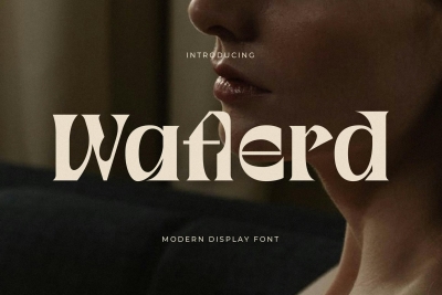 Waflerd Modern Display Serif Font