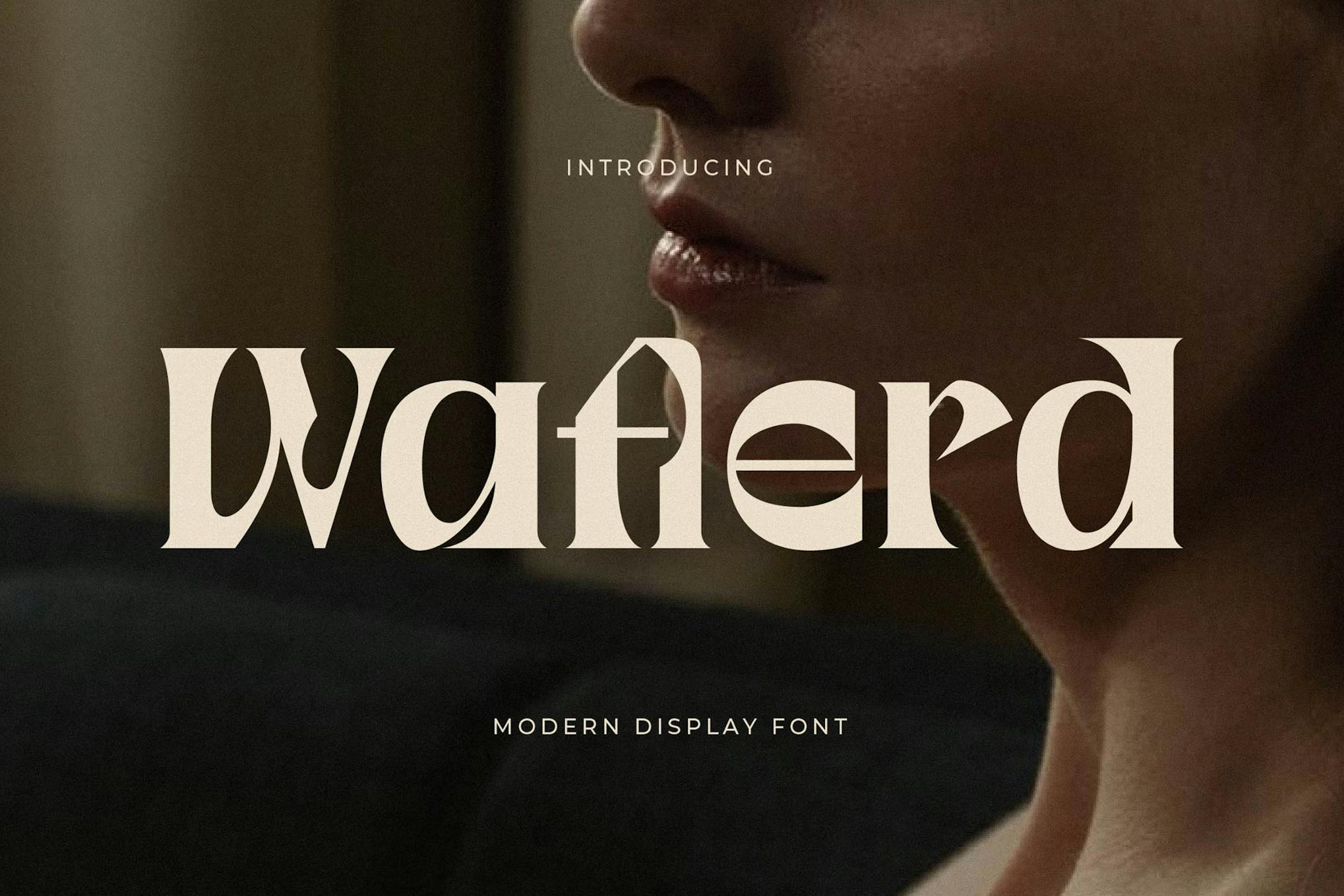 Waflerd Modern Display Serif Font