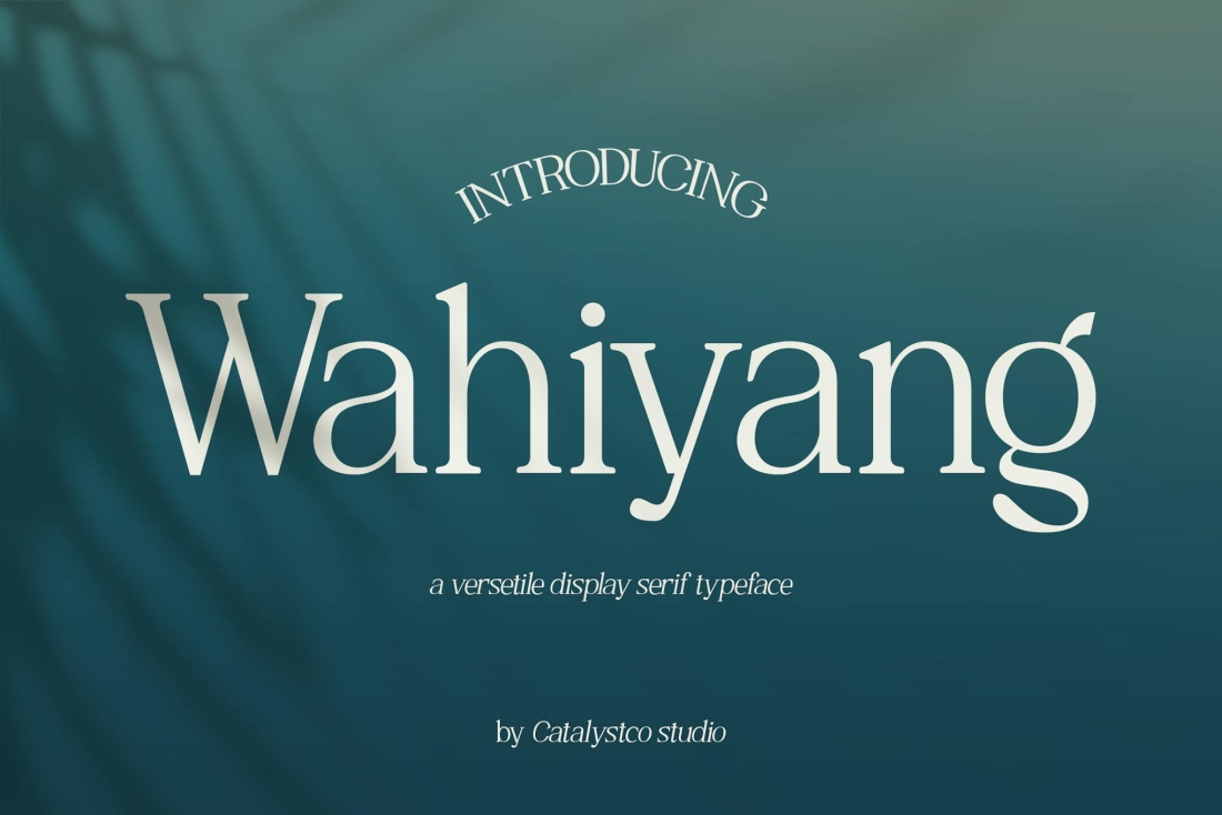 Wahiyang Display Serif Font