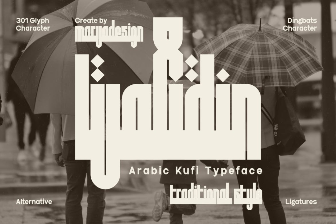 Walidin - Traditional Arabic Kufi Font