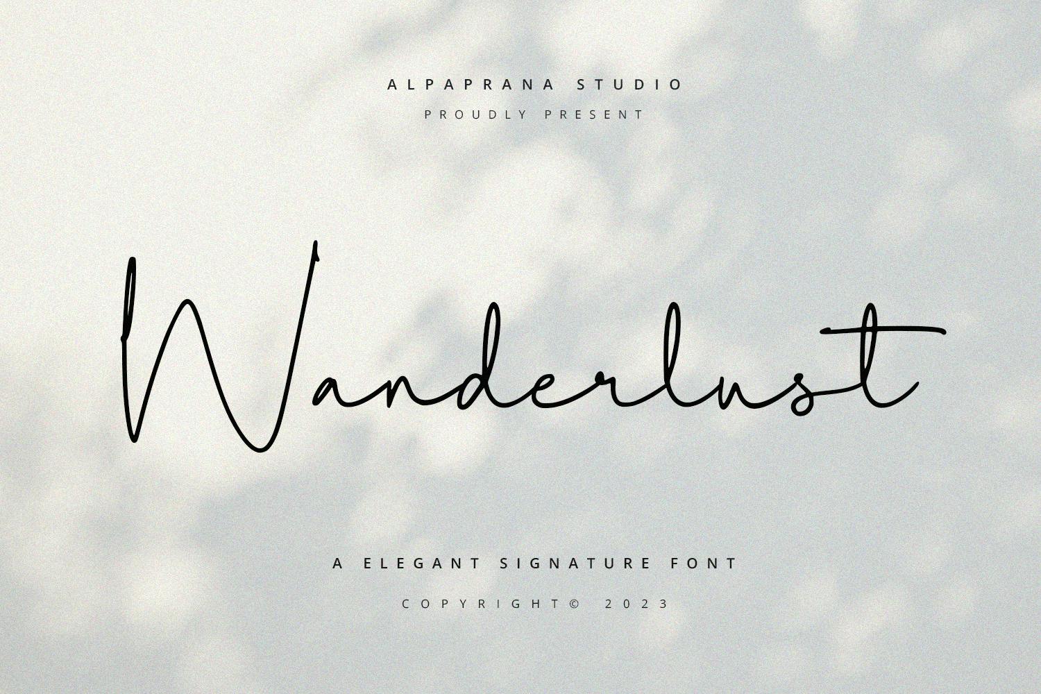 Wanderlust