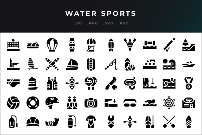 Water Sports Icons